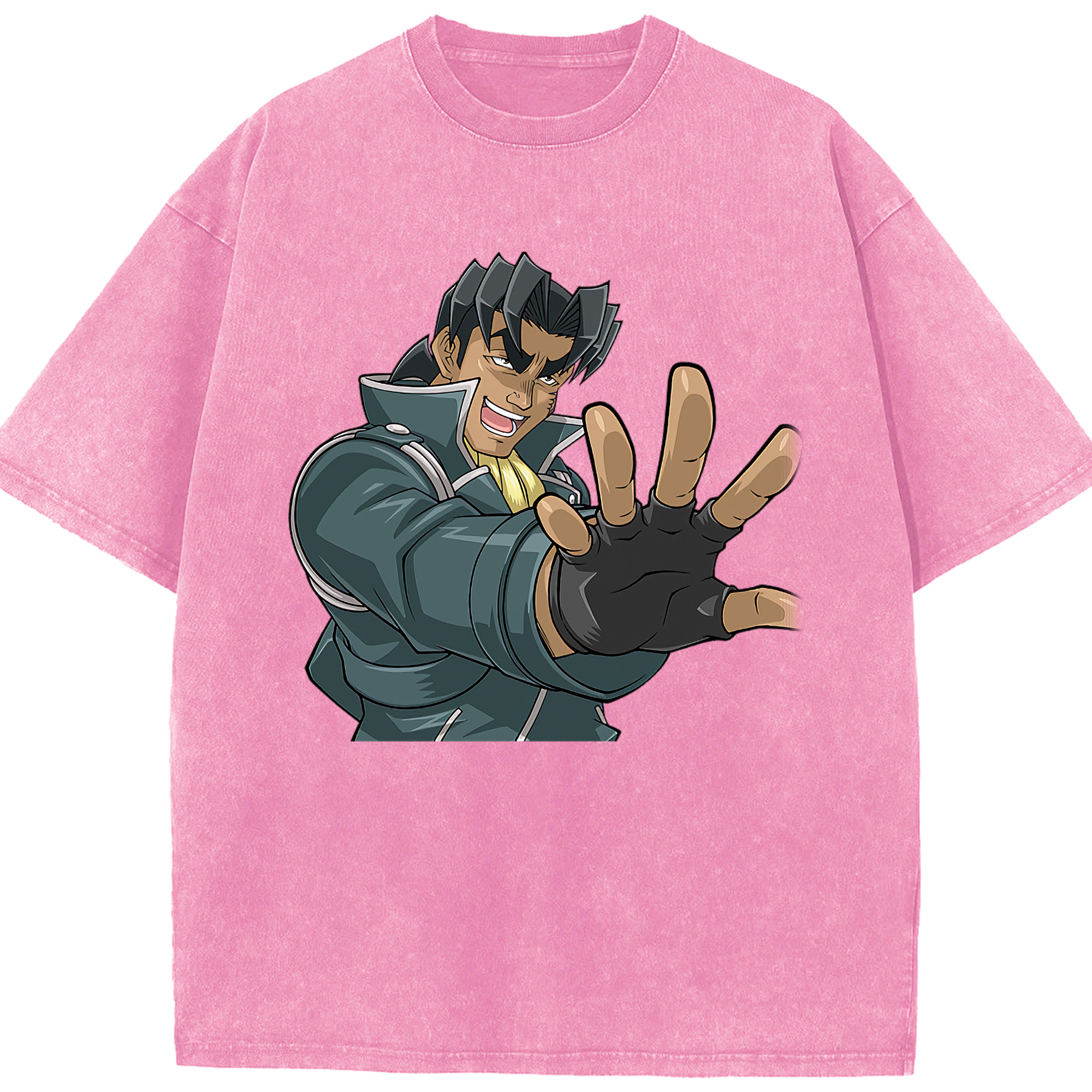 （画像用） 遊☆戯☆王 Yu-Gi-Oh! 綿100% ヴィンテージ風 半袖Tシャツ（フロントプリント）